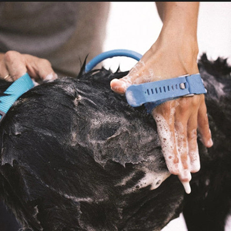 SunReady 2-in-1 Pet Shower Sprayer & Massage Scrubber | Dog Grooming Tool