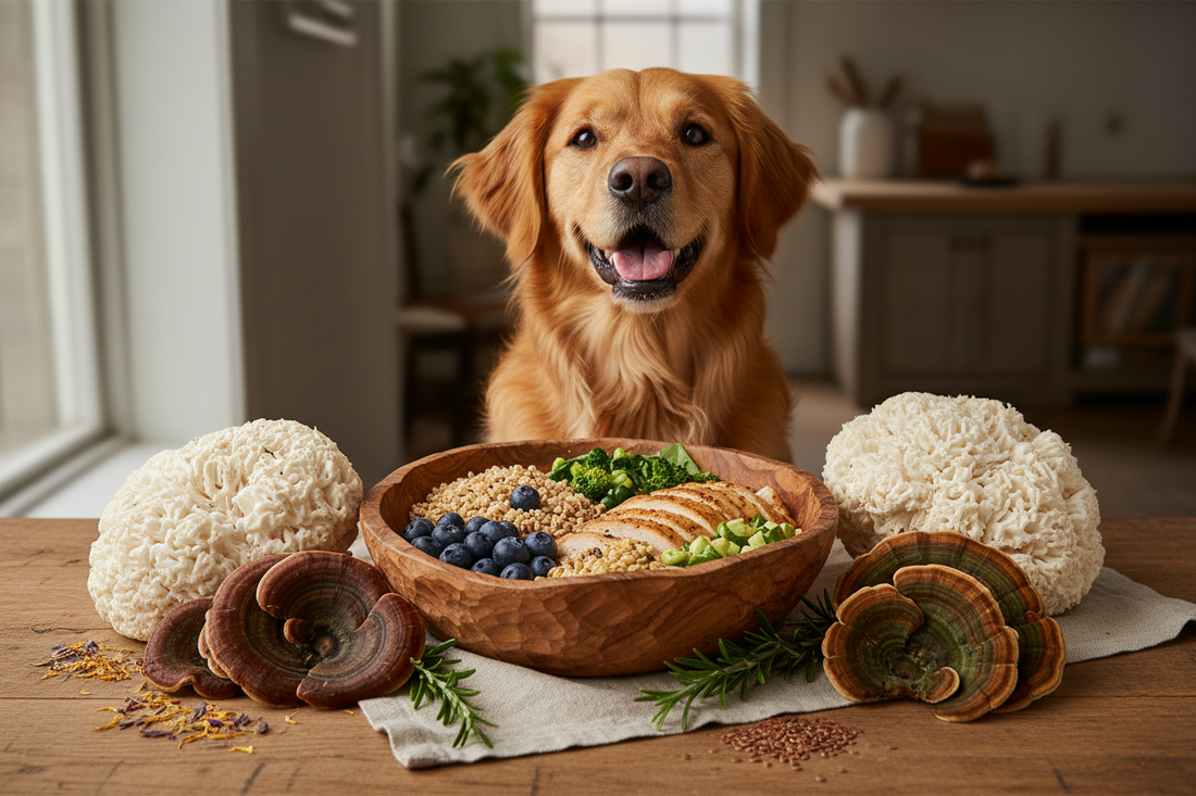 Lion’s Mane & Turkey Tail: Are Functional Mushrooms the Missing Link in Your Dog's Bowl?
