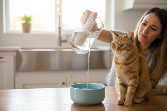 Stop giving your cat tap water; this is not being fussy.