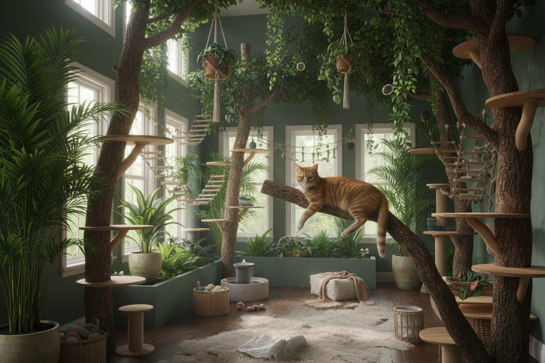Why does your cat need an "indoor forest"?