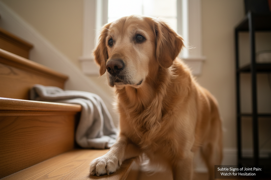 You think it's just tired? The "hidden" joint pain in senior dogs.