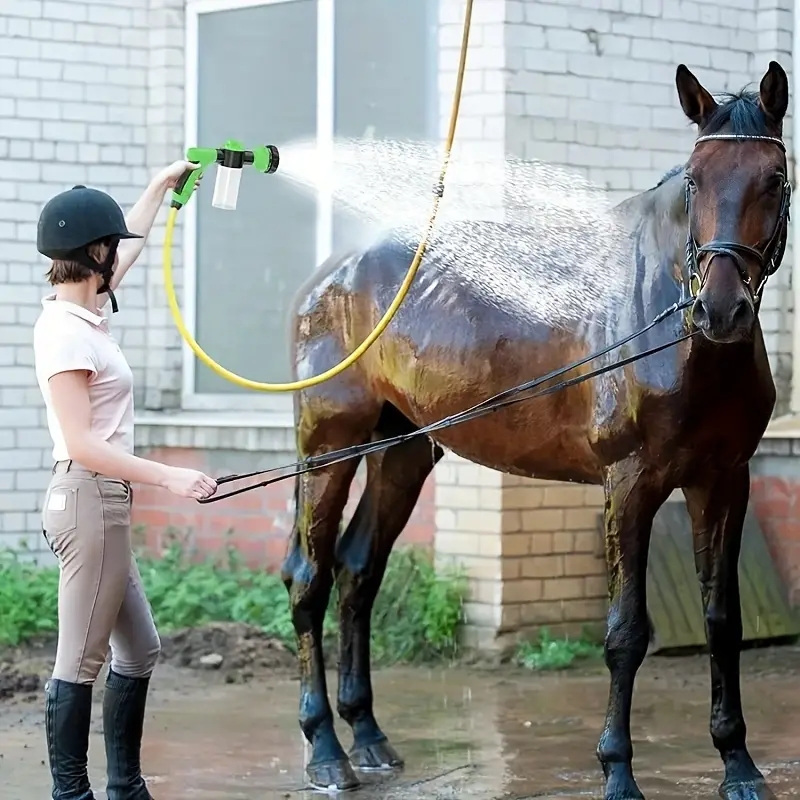 SunReady 8-in-1 Dog Shower Sprayer & Grooming Kit detail for at-home grooming at home