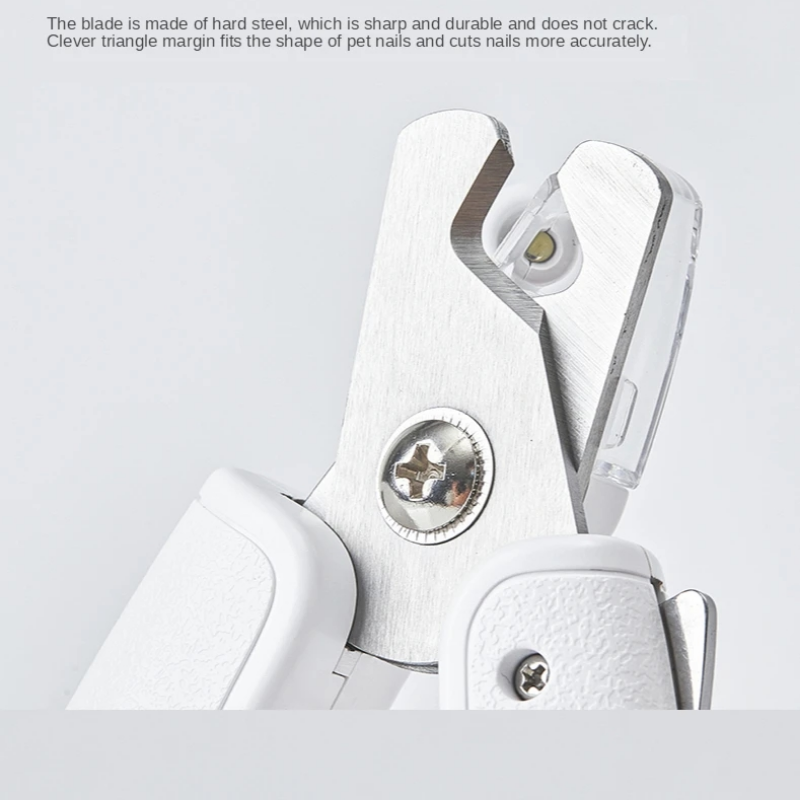 SunReady LED Pet Nail Clippers for Dogs & Cats feature view for indoor cats