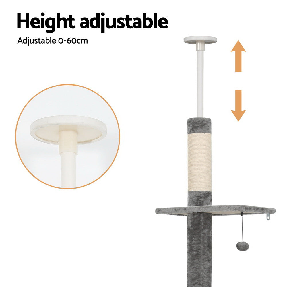 SunReady Floor-to-Ceiling Cat Tree Tower 2.3m-2.9m practical climbing and scratching setup in Australia