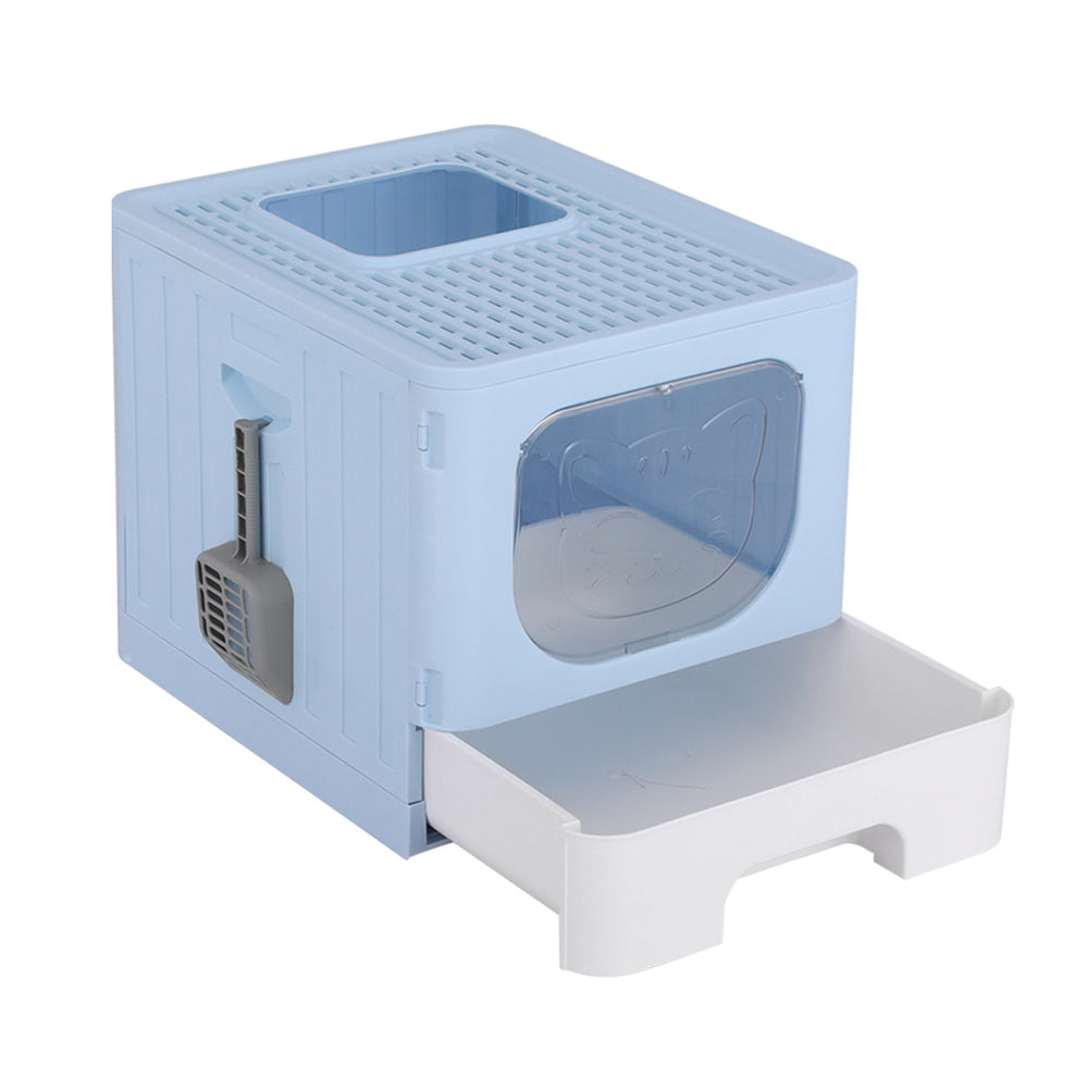 SunReady Enclosed Foldable Cat Litter Box for indoor cats in Australian homes