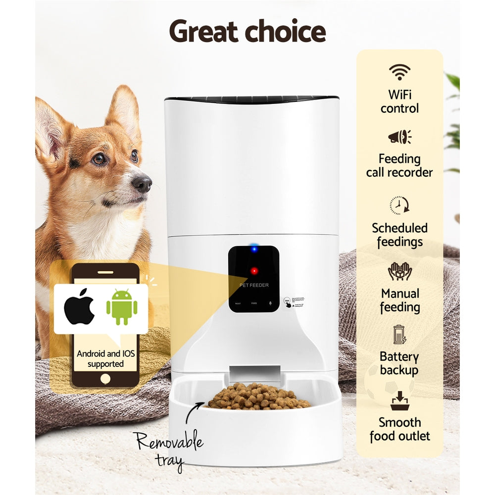 SunReady Smart 9L WiFi Automatic Pet Feeder practical feeding routine setup in Australia