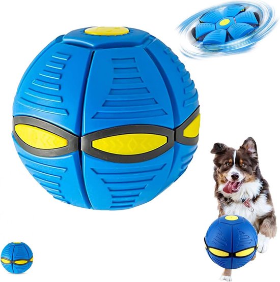 SunReady Magic UFO Dog Ball Toy with LED Lights for dogs in Australian homes