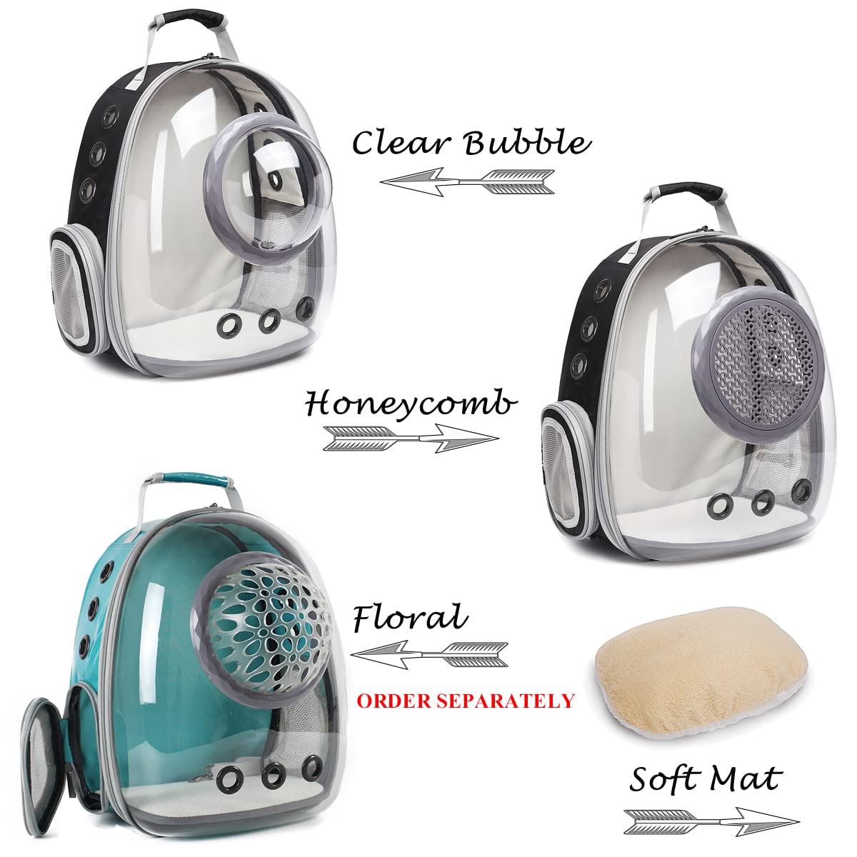 SunReady Space Capsule Cat and Small Dog Backpack Carrier lifestyle photo for Australian pet homes