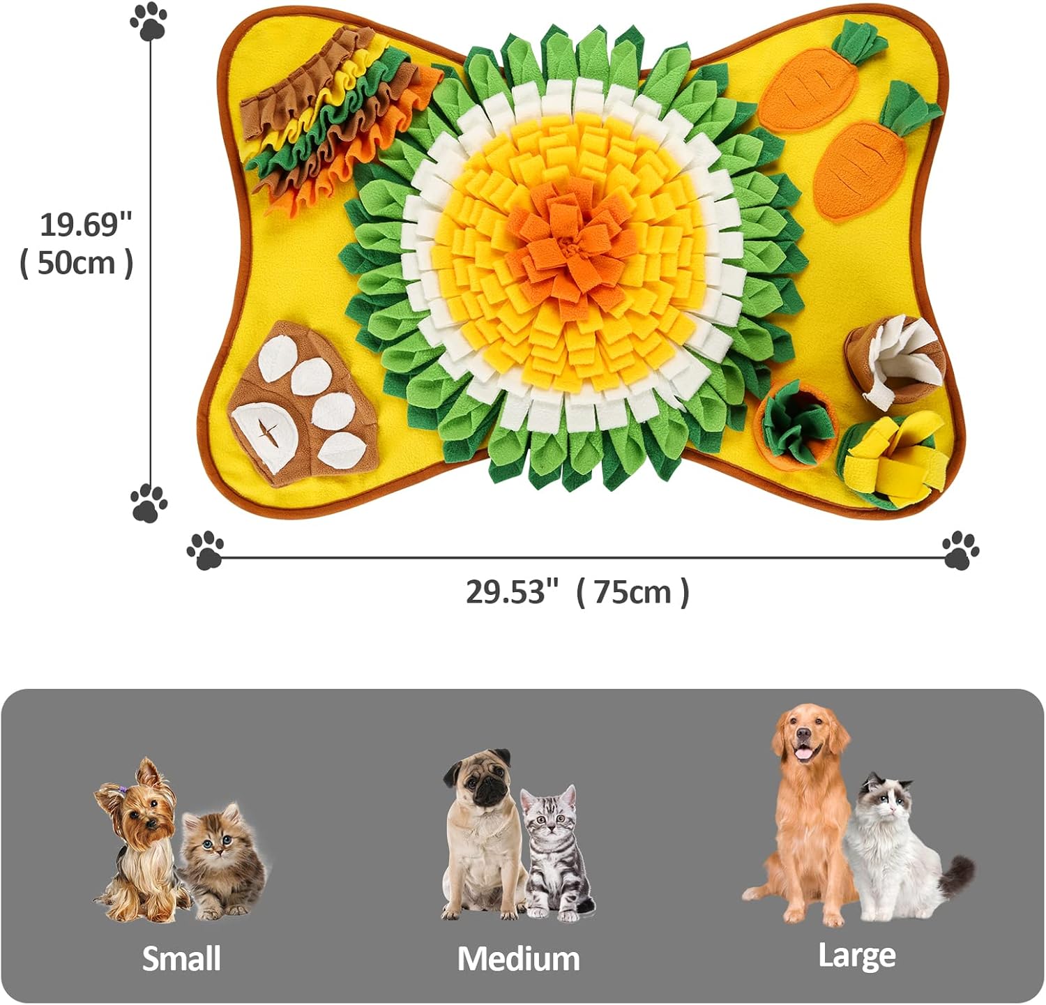 SunReady Interactive Dog Snuffle Mat practical enrichment play setup in Australia