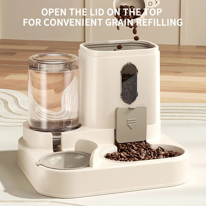 SunReady 2-in-1 Gravity Pet Feeder and Water Station practical feeding routine setup in Australia