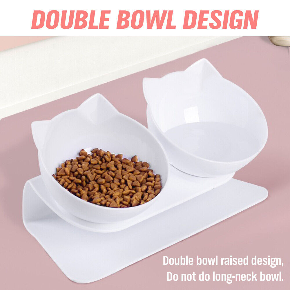 SunReady Ergonomic Elevated Double Cat Bowls lifestyle photo for Australian pet homes