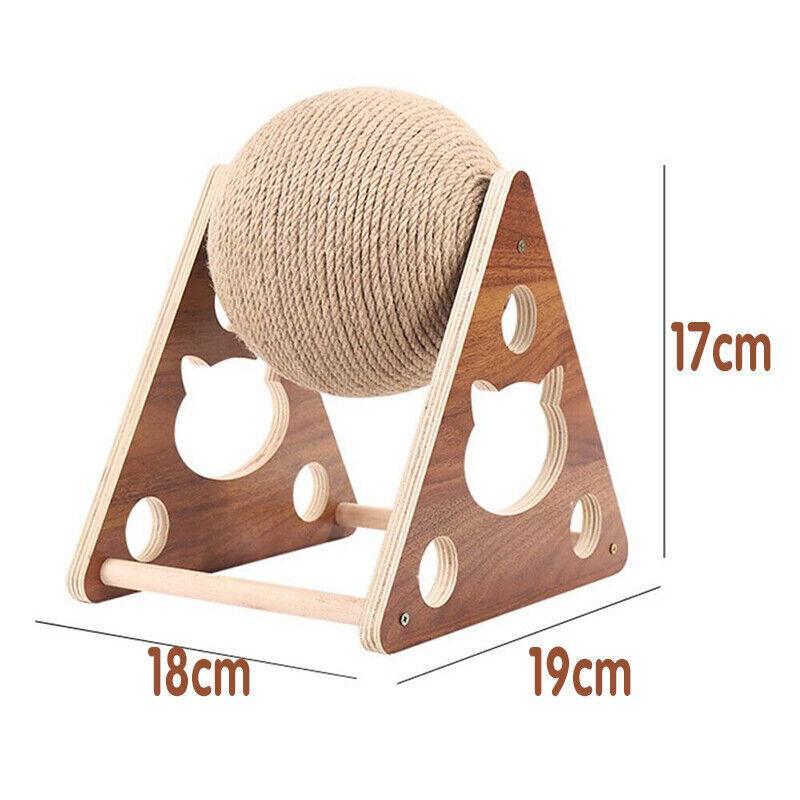 SunReady Modern Wooden Cat Tree & Sisal Scratcher lifestyle photo for Australian pet homes