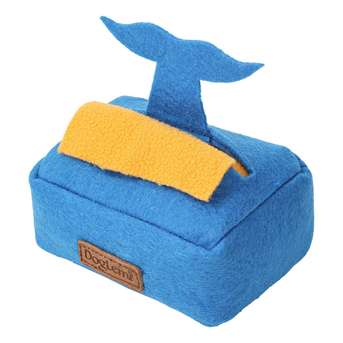 SunReady Calming Dog Snuffle Box Puzzle Toy feature view for dogs
