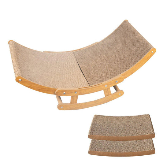 SunReady 3-in-1 Rocking Cat Scratcher Bed for indoor cats in Australian homes