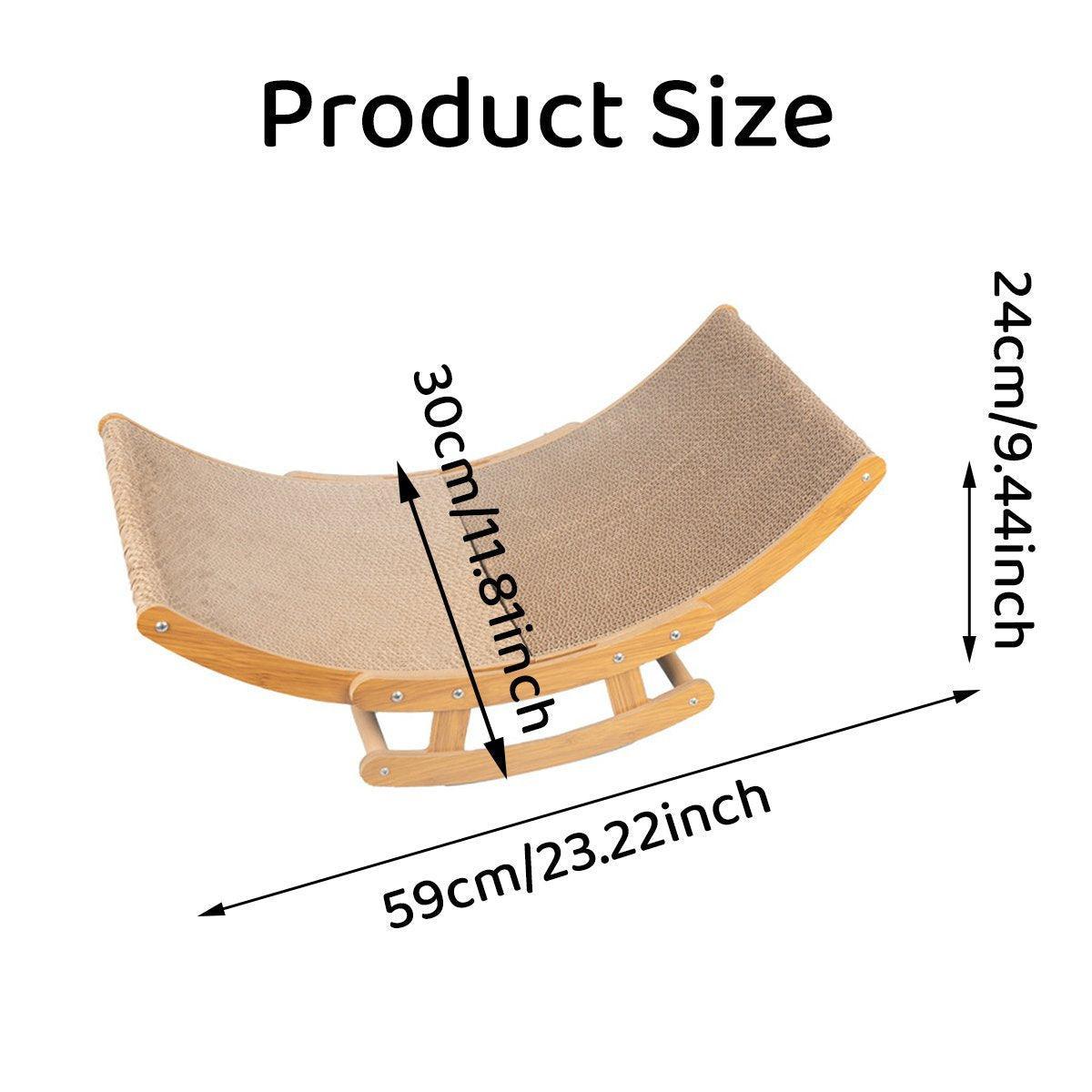 SunReady 3-in-1 Rocking Cat Scratcher Bed lifestyle photo for Australian pet homes