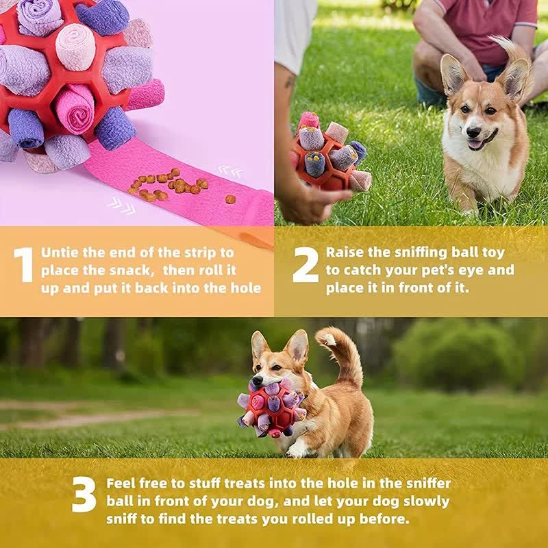 SunReady Interactive Snuffle Ball Treat Dispensing Toy for dogs in Australian homes