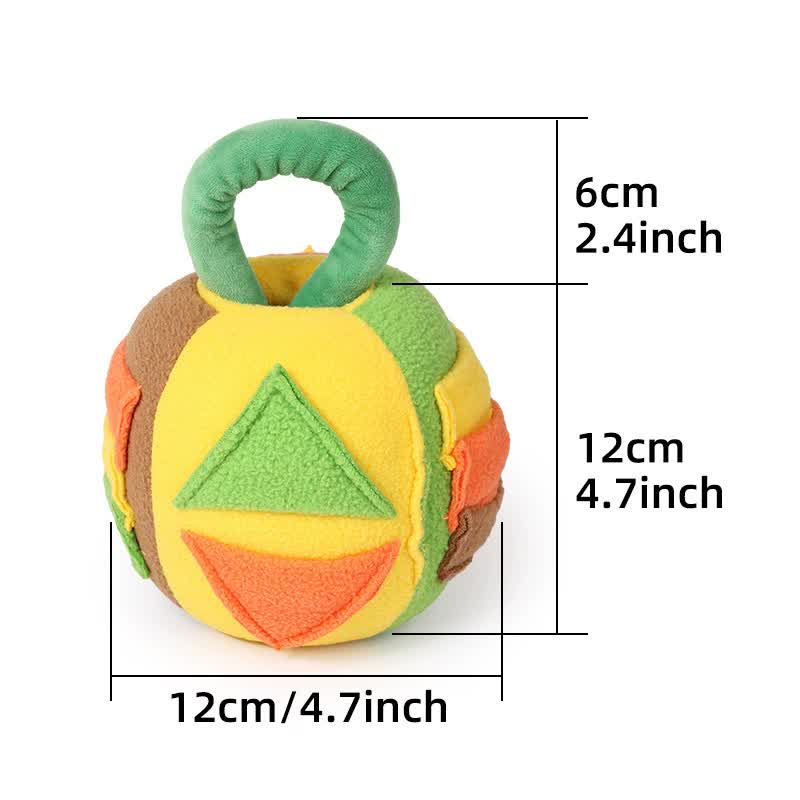 SunReady™ Squeaky Snuffle Ball - 3-in-1 Interactive Dog Puzzle & Fetch Toy