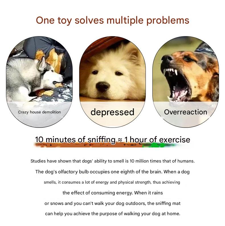 SunReady™ Squeaky Snuffle Ball - 3-in-1 Interactive Dog Puzzle & Fetch Toy