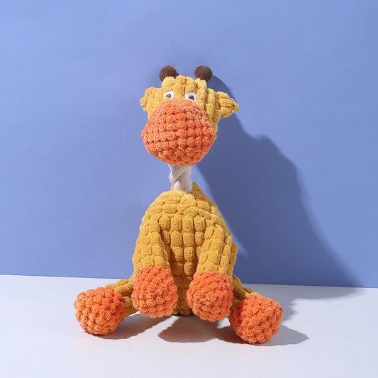 SunReady Cuddly Corduroy Squeaky Dog Toy for dogs in Australian homes