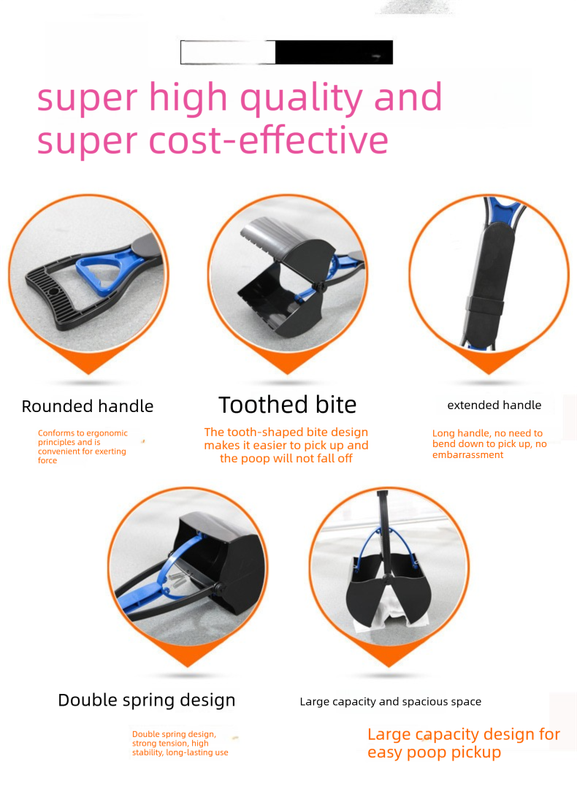 SunReady Foldable Dog Pooper Scooper 45cm detail for daily pet care at home