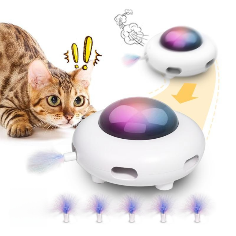 SunReady Smart UFO Automatic Cat Toy for indoor cats in Australian homes
