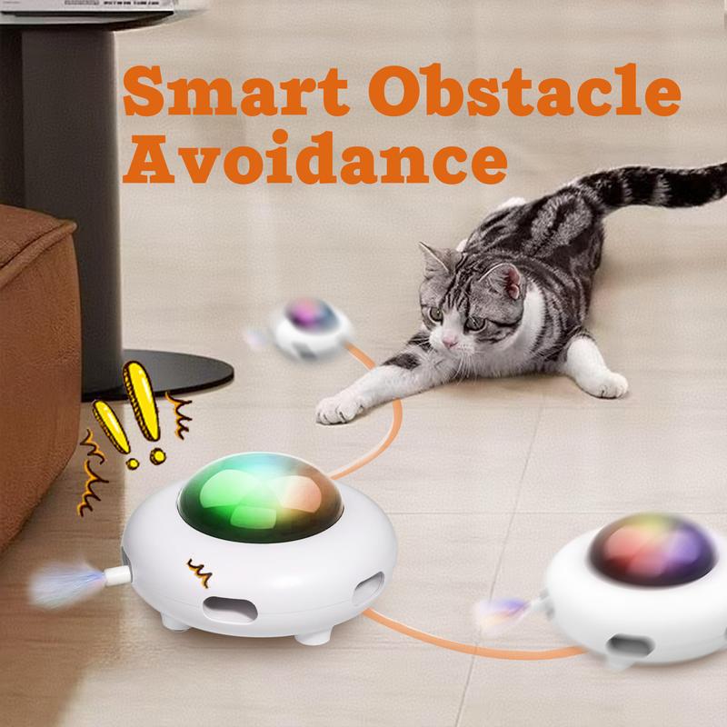 SunReady Smart UFO Automatic Cat Toy practical enrichment play setup in Australia