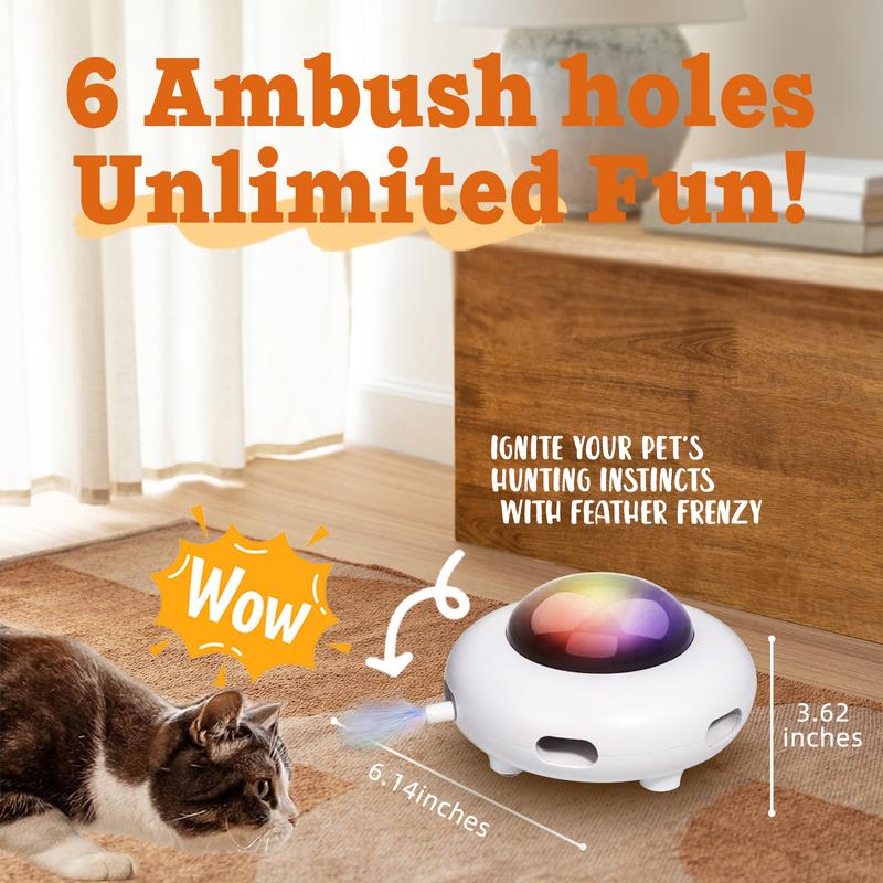 SunReady Smart UFO Automatic Cat Toy for indoor cats in Australian homes