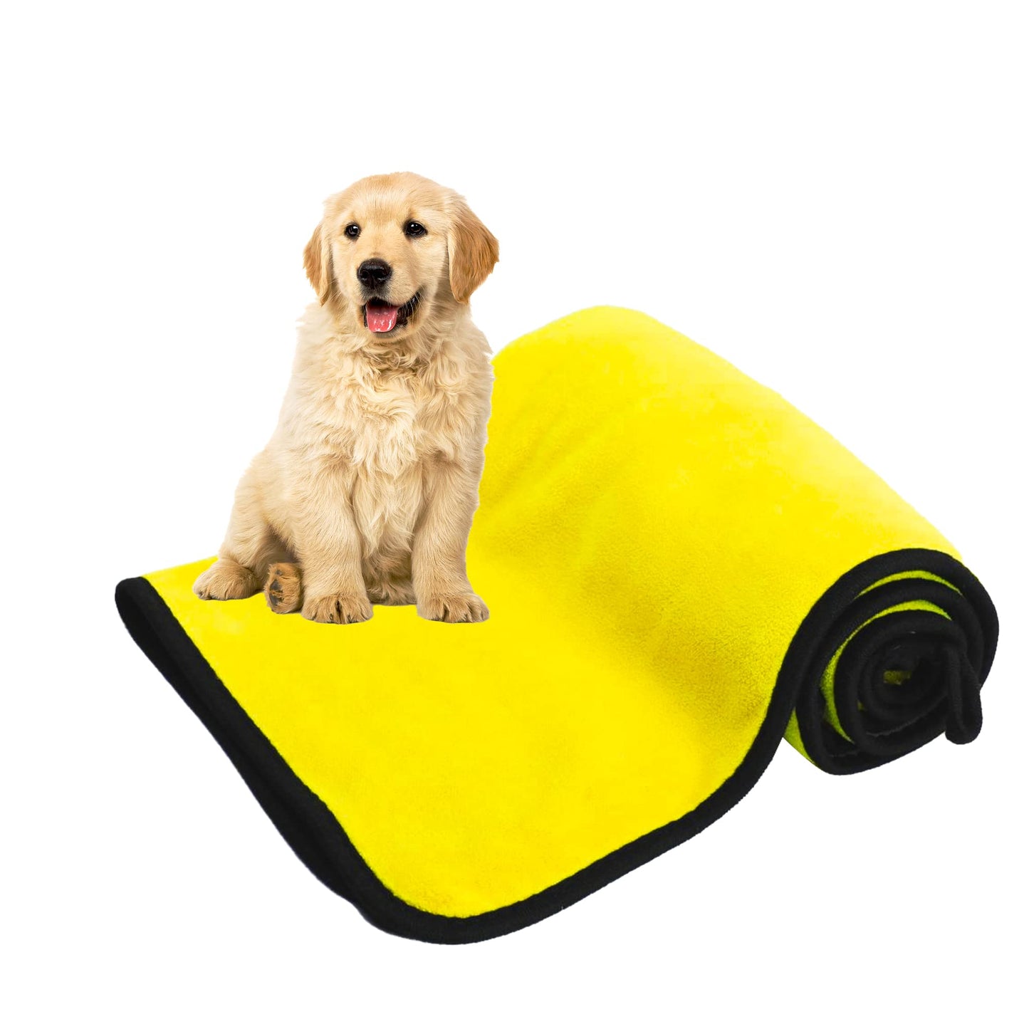 SunReady Microfiber Dog Drying Towel detail for at-home grooming at home