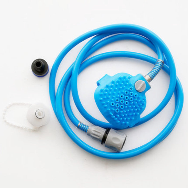 SunReady 2-in-1 Pet Shower Sprayer & Massage Scrubber | Dog Grooming Tool